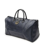 Dior Vintage Large Travel Boston Navy Maxi Trotter Pattern Canvas Shoulder Bag — view 2