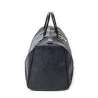 Dior Vintage Large Travel Boston Navy Maxi Trotter Pattern Canvas Shoulder Bag — view 4