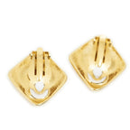 Chanel CC Logo Diamond Earring — view 2