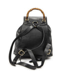 Gucci Mini Bamboo Backpack Black Calfskin Leather — view 5