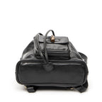 Gucci Mini Bamboo Backpack Black Calfskin Leather — view 6