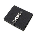Gucci Jackie Compact Wallet Black GG Canvas