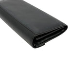 Fendi Wallet FF Diamond Continental Leather Black Gold Folding — view 8