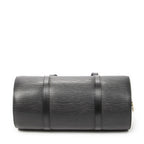 Louis Vuitton Soufflot Black Epi Handbag — view 6