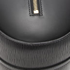 Louis Vuitton Soufflot Black Epi Handbag — view 7