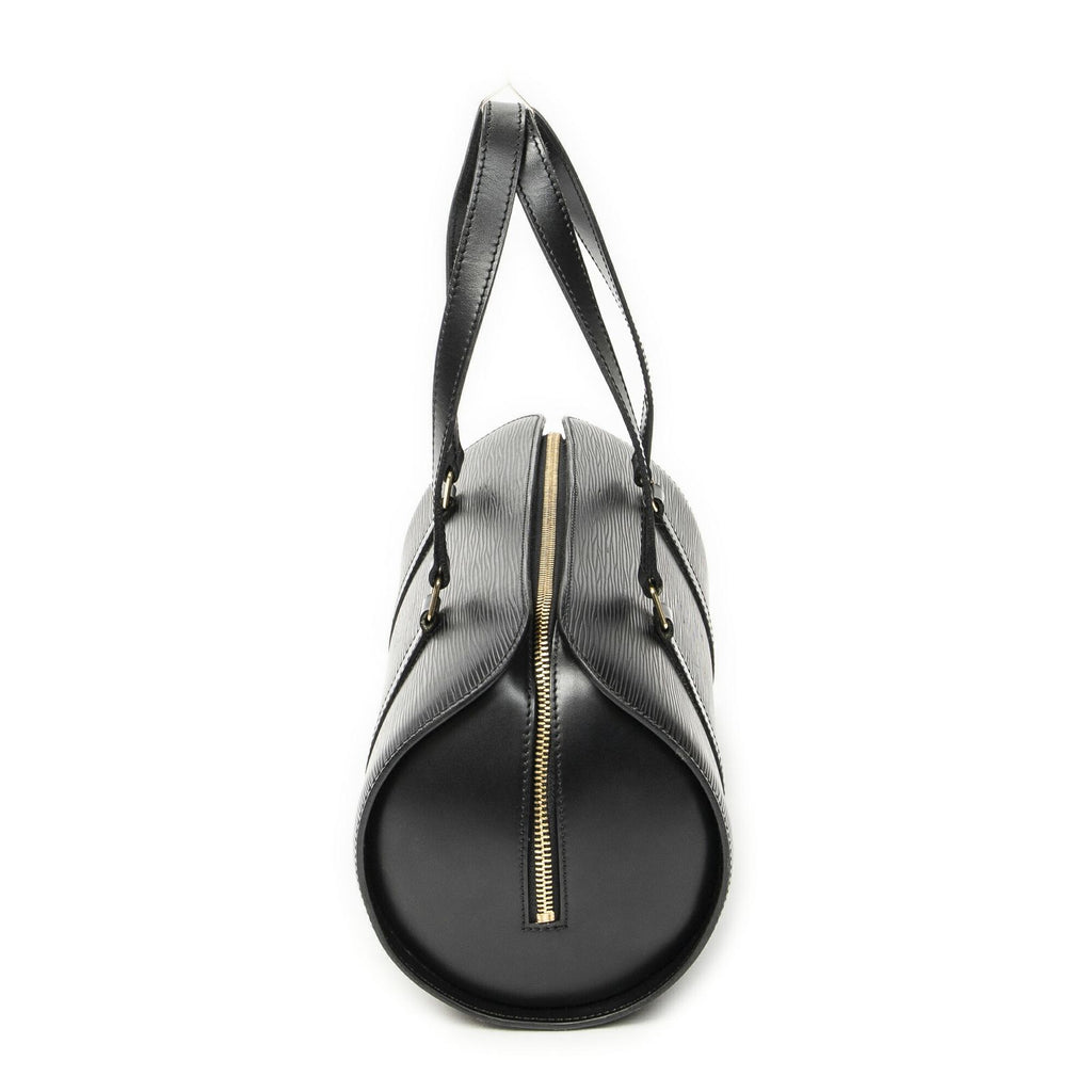 Louis Vuitton Soufflot Black Epi Handbag — view 3