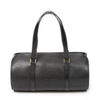 Louis Vuitton Soufflot Black Epi Handbag — view 5