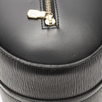 Louis Vuitton Soufflot Black Epi Handbag — view 8