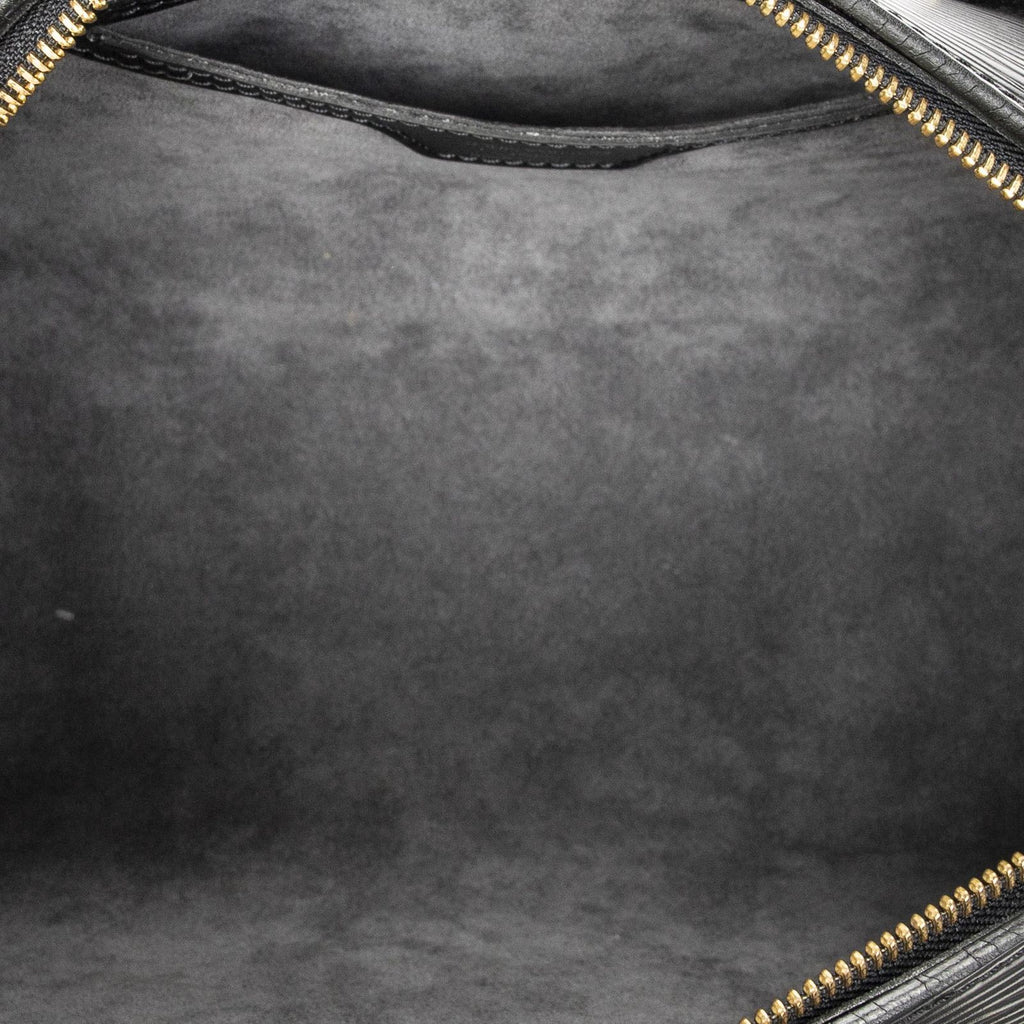Louis Vuitton Soufflot Black Epi Handbag — view 9
