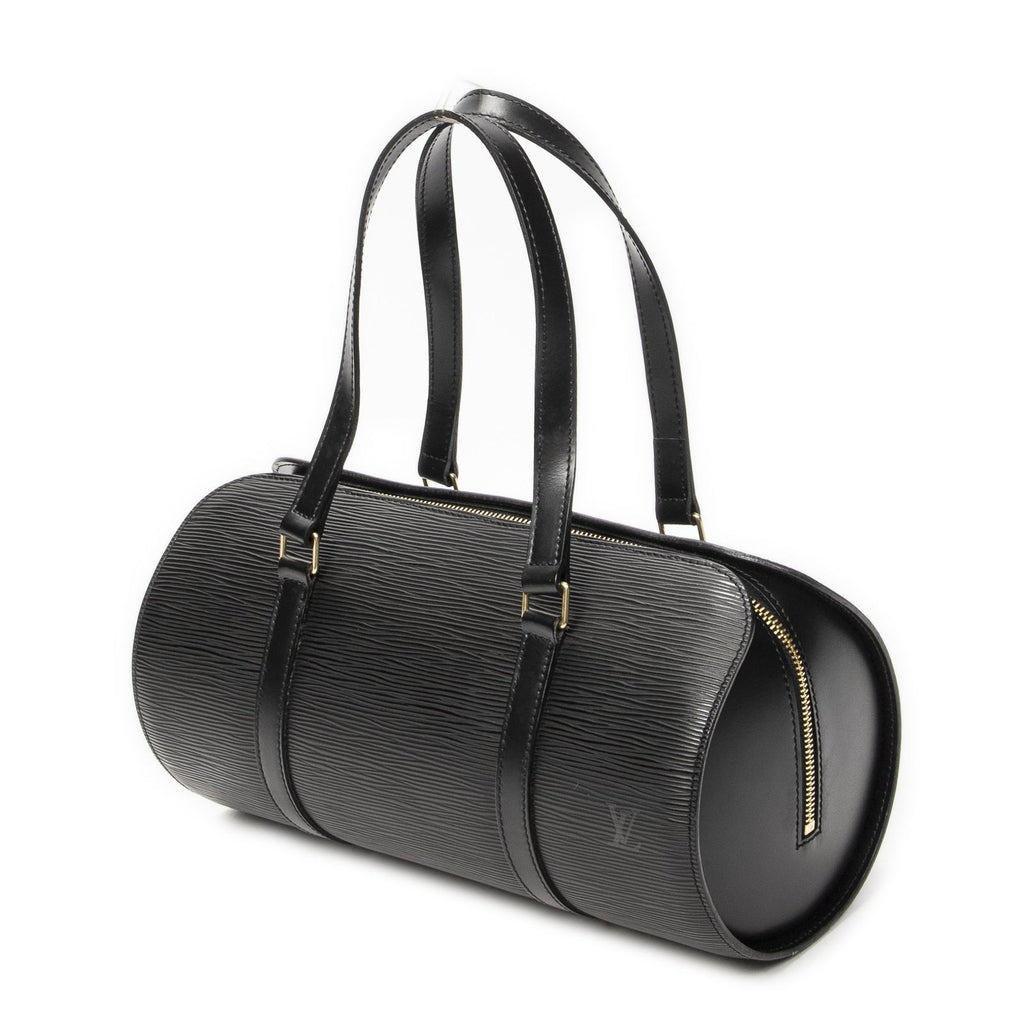 Louis Vuitton Soufflot Black Epi Handbag — view 2