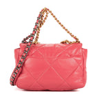 Chanel Classic 19 Flap Pink Quilted Lambskin Leather — view 5