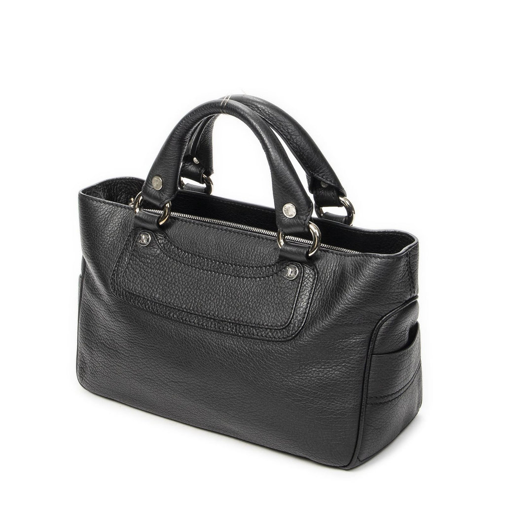 Celine Boogie Bag Black Gray Calfskin Leather — view 2