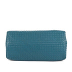 Bottega Venetaintreciatto Roma Blue Intrecciato Leather Shoulder Bag — view 6