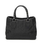 Dior Brea Trotter Tote Black Pattern Nylon Canvas — view 5