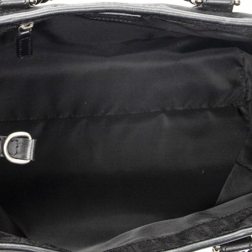 Dior Brea Trotter Tote Black Pattern Nylon Canvas — view 9