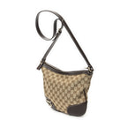 Gucci Bree Heart Crossbody Beige Dark Brown GG Canvas — view 2