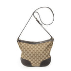 Gucci Bree Heart Crossbody Beige Dark Brown GG Canvas — view 5