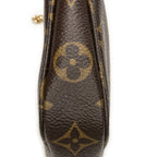 Louis Vuitton Mini Pochette Brown Monogram Canvas Pouch — view 7