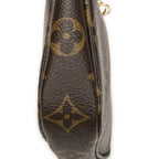 Louis Vuitton Mini Pochette Brown Monogram Canvas Pouch — view 8