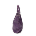 Prada Radio Convertible Tote Purple Vitello Phoenix — view 3