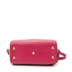 Saint Laurent Yves Baby Duffle Fuchsia Smooth Calfskin Leather Pink — view 6