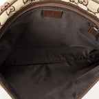 Gucci Front Pocket Flap Crossbody Brown Beige GG Canvas — view 9