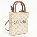 Celine Mini Vertical Cover Triomphe Canvas Handbag