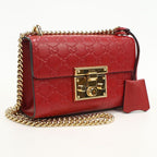 Gucci Chain Shoulder Bag Guccissima Leather