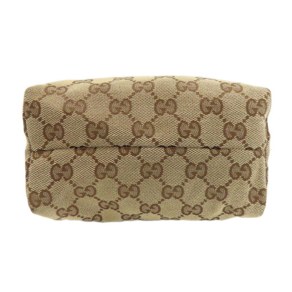 Gucci GG Makeup Pouch Canvas Leather — view 4