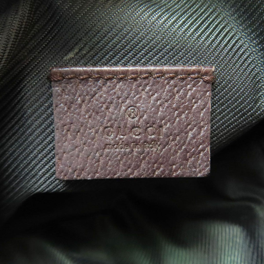 Gucci GG Makeup Pouch Canvas Leather — view 6