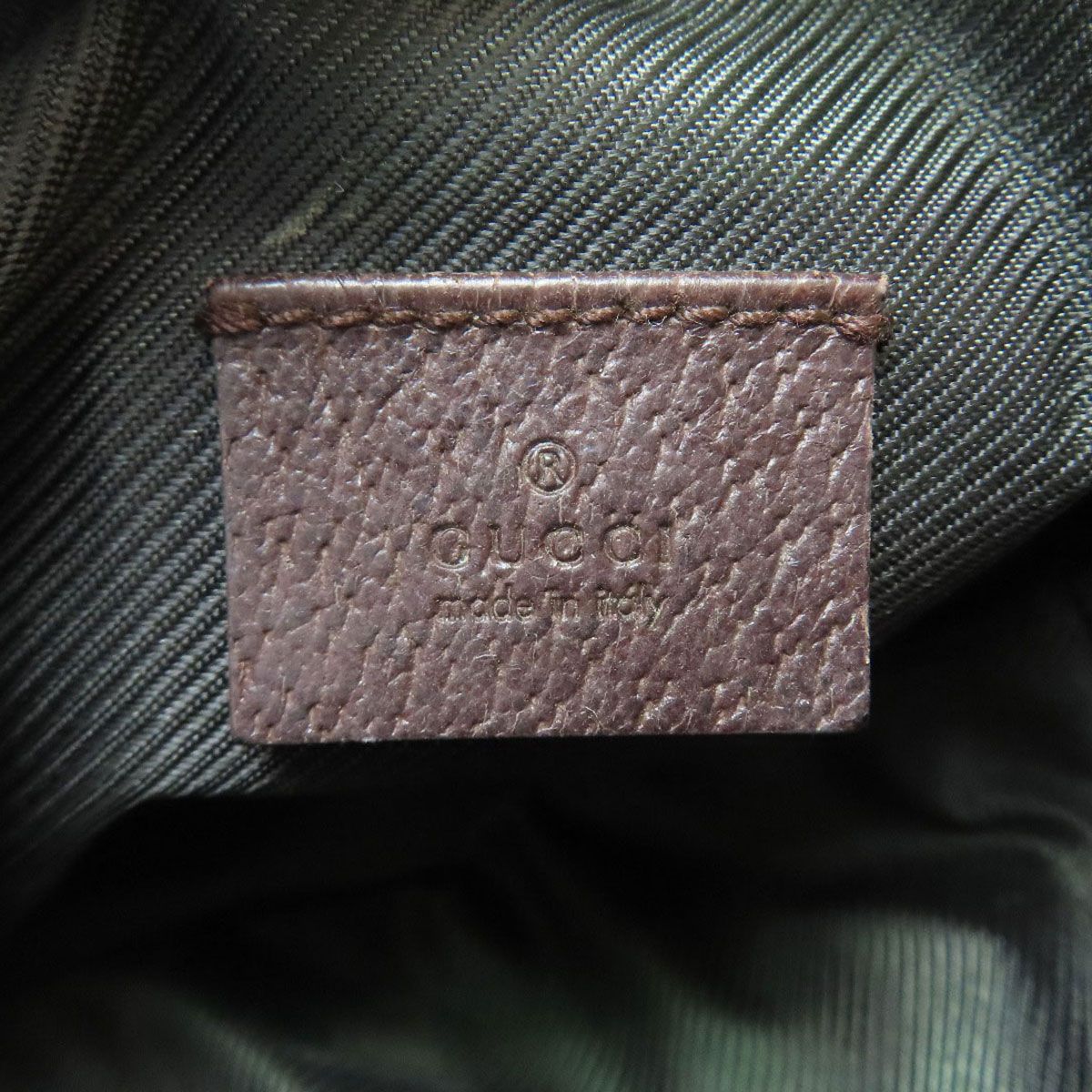 Gucci GG Makeup Pouch Canvas Leather — view 6