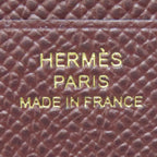 Hermes Bearn Combination Gold Bifold Wallet Epsom — view 7