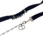 Dior Choker Velour Necklace — view 3