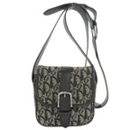 Dior Trotter Pattern Shoulder Bag Canvas