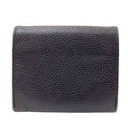 Chanel CC Logo Stitch Gold Coin Case Gray Calfskin — view 2