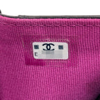 Chanel CC Logo Quilted Gold Bifold Wallet Gray Calfskin — view 8
