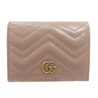 Gucci GG Marmont Double Bifold Wallet Leather