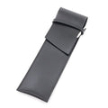 Hermes Leather Pen Case Black Calf Fountain Pen NIB Pen Wrap Belt Stationery