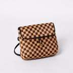 Louis Vuitton Damier Sauvage Gazelle Cross Calf Hair Brown Crossbody — view 3