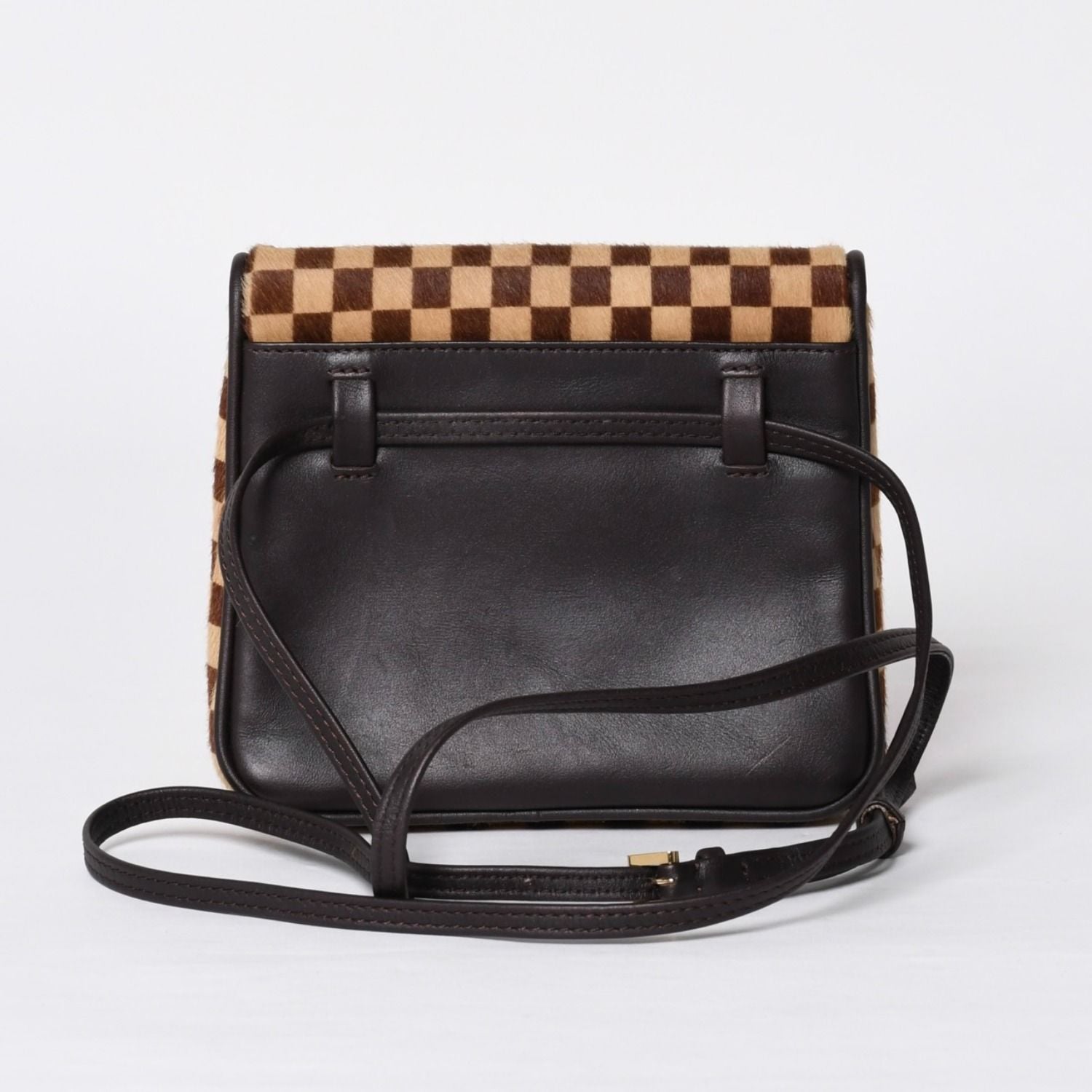 Louis Vuitton Damier Sauvage Gazelle Cross Calf Hair Brown Crossbody — view 2