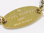 Louis Vuitton LV Bracelet Logo Mania Gold Plated Metal Silver — view 9