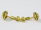 Chanel CC Logo Earrings Gold Plated — view 3