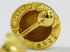 Chanel CC Logo Earrings Gold Plated — view 9