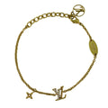 Louis Vuitton Bracelet LV Iconic Rhinestone Gold Plated