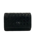 Bottega Veneta Card Case Leather Intrecciato