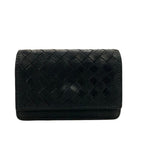 Bottega Veneta Card Case Leather Intrecciato