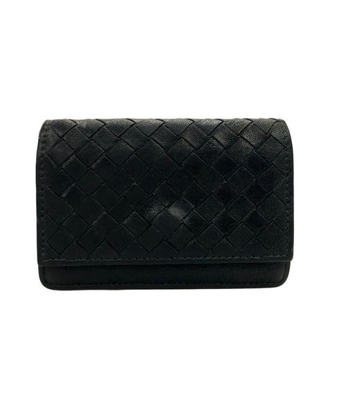 Bottega Veneta Card Case Leather Intrecciato
