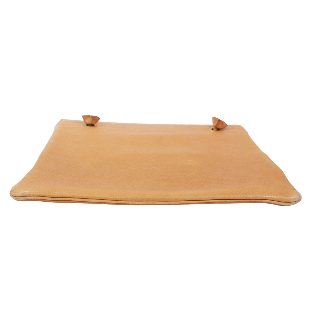 Hermes Aline Leather Beige Shoulder Bag Gold — view 3