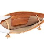 Hermes Aline Leather Beige Shoulder Bag Gold — view 6