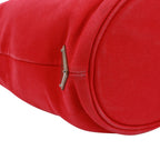 Prada Canapa Canvas Red Tote Silver — view 6